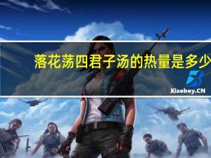 落花荡 四君子汤的热量是多少