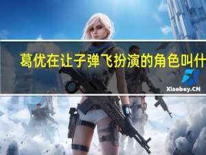 葛优在让子弹飞扮演的角色叫什么