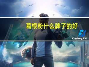 葛根粉什么牌子的好