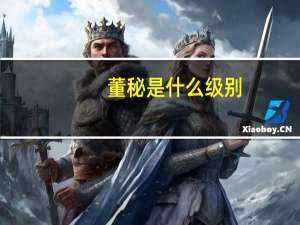 董秘是什么级别