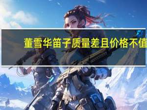 董雪华笛子质量差且价格不值，还有其他专业级选择吗