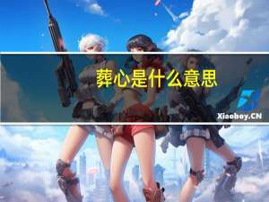 葬心是什么意思