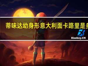 蒂味达 幼身形意大利面卡路里是多少