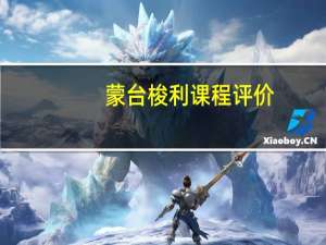 蒙台梭利课程评价