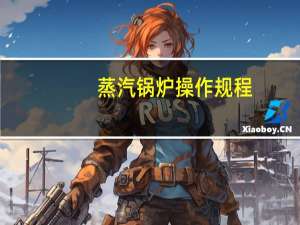 蒸汽锅炉操作规程