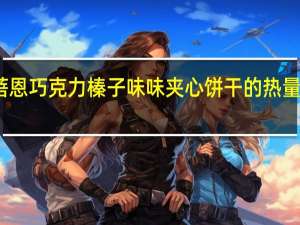 蓓恩 巧克力榛子味味夹心饼干的热量是多少