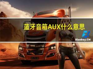 蓝牙音箱AUX什么意思