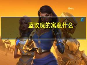 蓝玫瑰的寓意什么