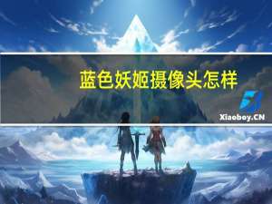 蓝色妖姬摄像头怎样