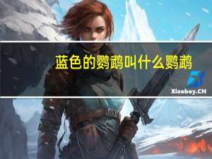 蓝色的鹦鹉叫什么鹦鹉