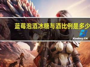 蓝莓泡酒冰糖与酒比例是多少