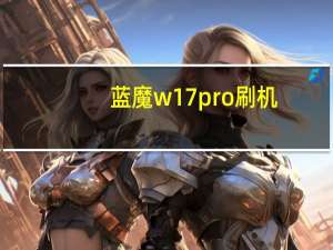 蓝魔w17pro刷机（蓝魔w19）