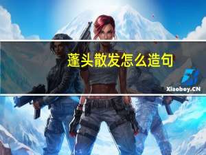 蓬头散发怎么造句