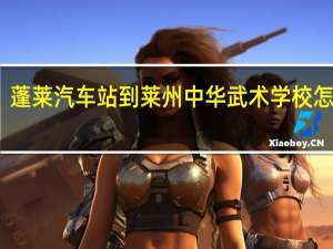蓬莱汽车站到莱州中华武术学校怎么走