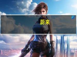 蔚来：目前没有可报告的融资活动