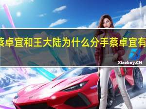 蔡卓宜和王大陆为什么分手 蔡卓宜有婚史吗