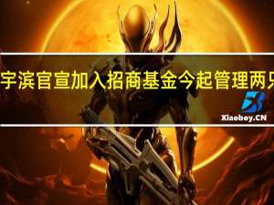 蔡宇滨官宣加入招商基金 今起管理两只老基金
