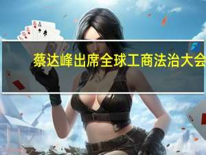 蔡达峰出席全球工商法治大会