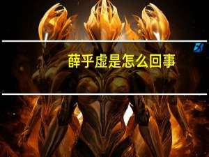 薛乎虚是怎么回事（薛乎虚）