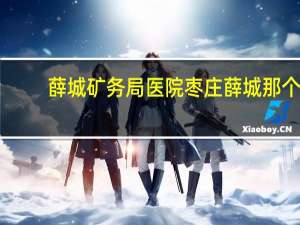 薛城矿务局医院 枣庄薛城那个新的矿务局医院全名是什么，就是原来的陶庄中心医院