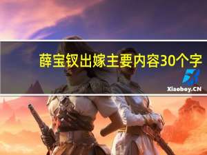 薛宝钗出嫁主要内容30个字