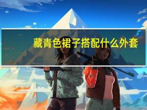 藏青色裙子搭配什么外套