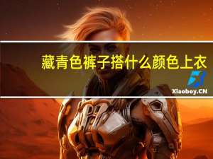 藏青色裤子搭什么颜色上衣