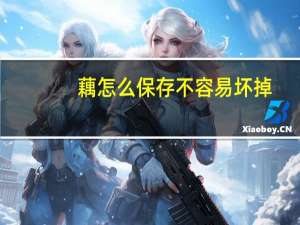 藕怎么保存不容易坏掉