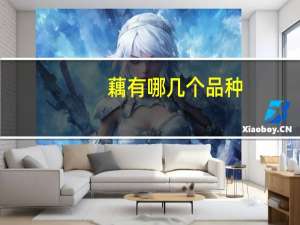 藕有哪几个品种