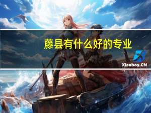 藤县有什么好的专业