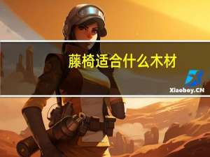 藤椅适合什么木材