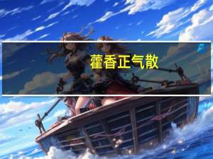 藿香正气散（关于藿香正气散的介绍）