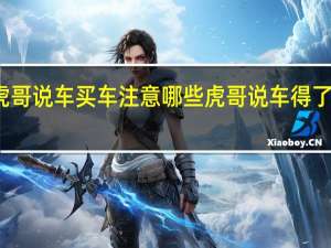 虎哥说车买车注意哪些 虎哥说车得了什么病