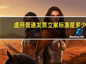 虚开普通发票立案标准是多少