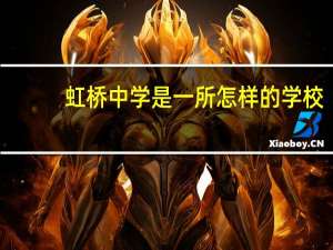 虹桥中学是一所怎样的学校