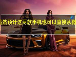 虽然预计这两款手机也可以直接从微软获得