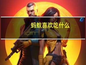 蚂蚁喜欢吃什么