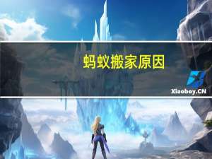 蚂蚁搬家原因