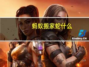 蚂蚁搬家蛇什么