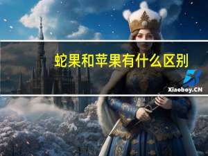 蛇果和苹果有什么区别