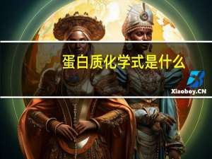 蛋白质化学式是什么