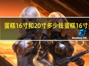 蛋糕16寸和20寸多少钱 蛋糕16寸多大