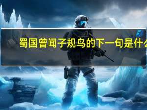 蜀国曾闻子规鸟的下一句是什么