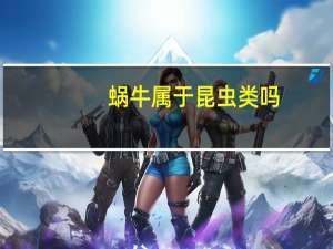 蜗牛属于昆虫类吗