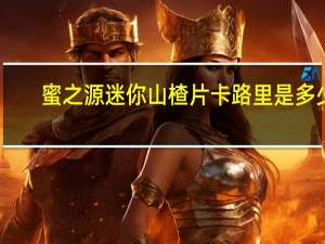 蜜之源迷你山楂片卡路里是多少