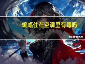 蝙蝠住在空调里有毒吗