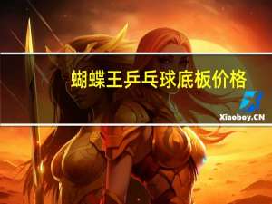 蝴蝶王乒乓球底板价格
