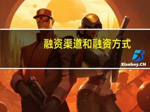 融资渠道和融资方式