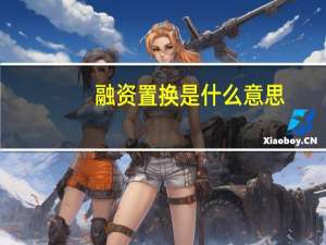 融资置换是什么意思