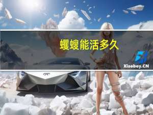 蠼螋能活多久